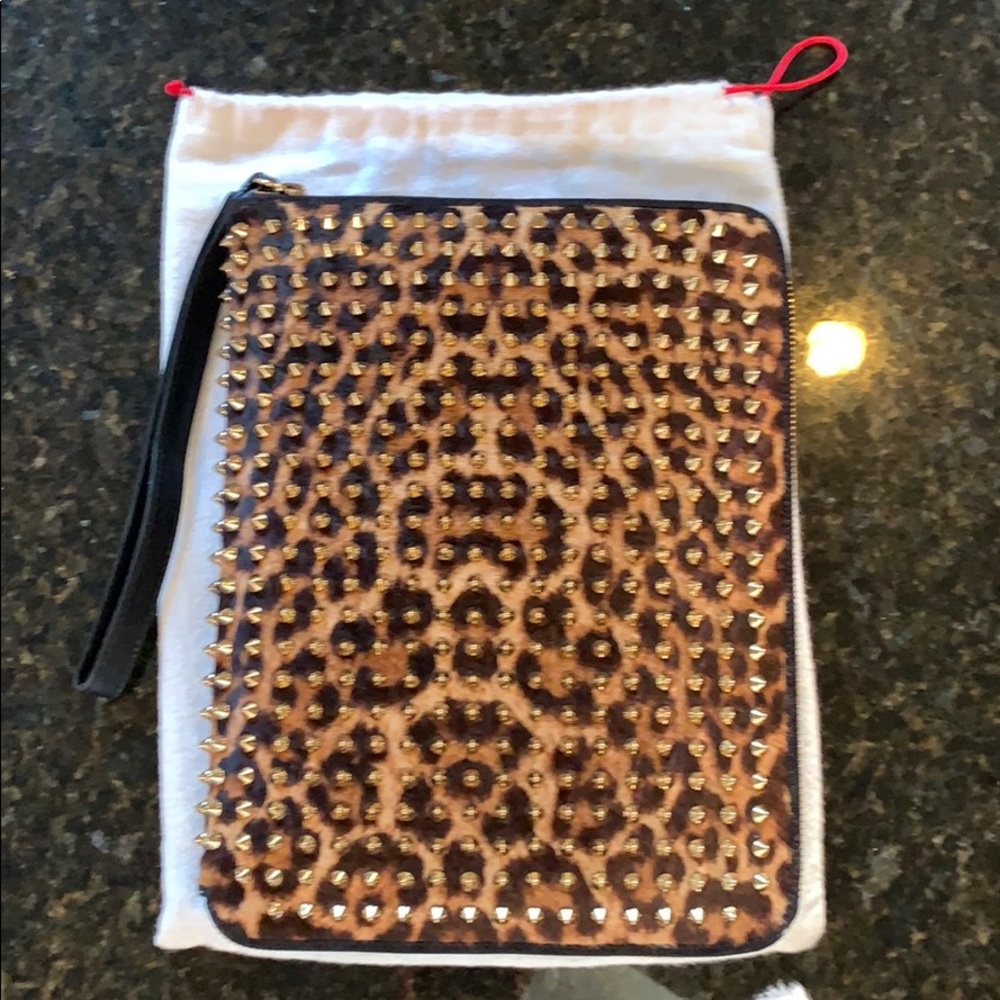 Louboutin Leopard iPad case.